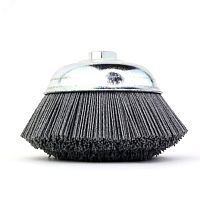 Щетка чашечная нейлоновая Д150xM14, ворс полимер-абразив P80 по дереву для УПМ УШМ (болгарка) (1-099) | код 613.196-7932 | OSBORN