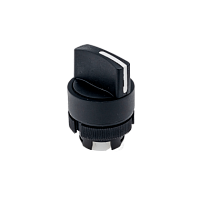 Головка переключателя короткая ручка, черный, 2 полож. фикс-возвр, пласт. MTB2-ED4 | код 43274 | MEYERTEC