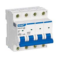 Авт. выкл. NXB-63S 4P 10А 4.5kA х-ка B соответствует стандарту ROHS (CHINT) | код 296891 | CHINT