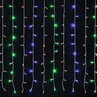 Электрогирлянда светодиодная ЗОЛОТАЯ СКАЗКА Занавес , 304 лампы, 2х2 м, многоцветная, контроллер | код 591105 | ЗОЛОТАЯ СКАЗКА