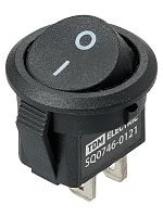 KCD11-101 250В AC/DC, 1P, 3А, (2с), ON-OFF, черный, Micro TDM | код SQ0746-0121 | TDM