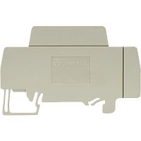 Разделительная пластина, для клемм WTP D1/2 E… / WTP D2/2 E..., цвет: серый | код 07.313.5555.0 | Wieland