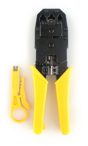 Набор инструментов Cablexpert TK-TP-01, для обжима, обрезки, зачистки и заделки витой пары | код TK-TP-01 | Cablexpert