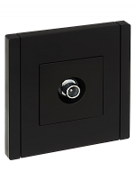 FORTE&PIANO Роз. TV проходная FP129 чер. IEK | код FP-A10-P-K02 | IEK