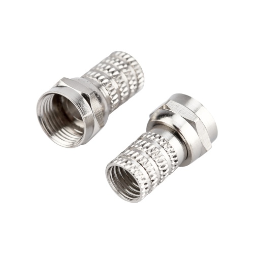 Резьбовой F-разъем RG-6 для видеосистем и телевидения, медь, упаковка 100 шт. REXANT | код 05-4003 | REXANT Резьбовой F-разъем RG-6 для видеосистем и телевидения, медь, упаковка 100 шт. REXANT | код 05-4003 | REXANT