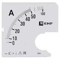 Шкала сменная для A961 50/5А-1,5 PROxima | код  s-a961-50 | EKF