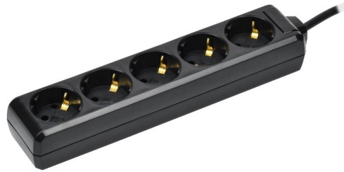 Удлинитель 5х3м с заземл. 16А IP20 У05 250В ПВС 3х1 черн. | код WYP10-16-05-03-Z-K02 | IEK Удлинитель 5х3м с заземл. 16А IP20 У05 250В ПВС 3х1 черн. | код WYP10-16-05-03-Z-K02 | IEK