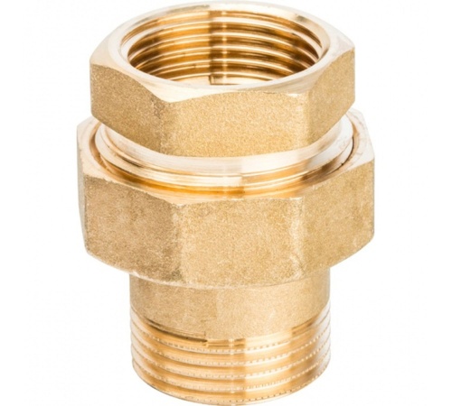 Разъемное соединение 'американка' ВН, уплотнение под гайкой по плоскости 1' | код RG008Q1DJUN1AS | STOUT Разъемное соединение 'американка' ВН, уплотнение под гайкой по плоскости 1' | код RG008Q1DJUN1AS | STOUT