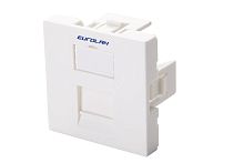 Адаптер Mosaic серии 45 для информационного модуля Keystone белый 45.0х45.0 мм | код 16B-45-01WT | Eurolan