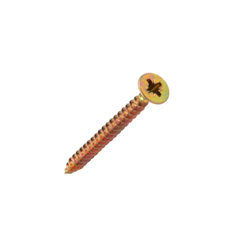 Саморез универсальный 4,5х50мм, желтый цинк, пакет (500 шт/уп) KRANZ | код 1111-4550-2 | KRANZ