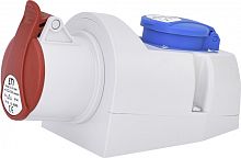 Розетка комбинированная EZCZ-S-1643 IP44 (16A, 400V/230V, 3P+PE / EE 16S Schuko) | код 004482050 | ETI