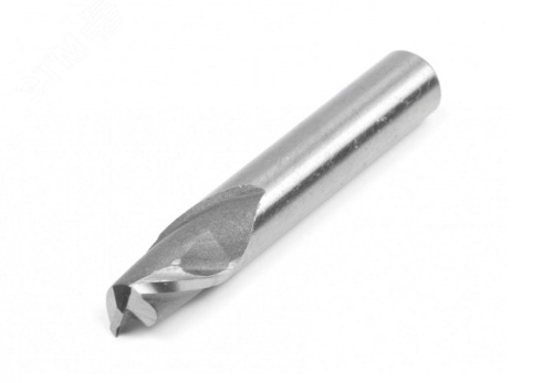 Фреза шпоночная 14.0 мм, цилиндрический хвостовик, марка стали - Р6М5 | код 351951 | Hortz