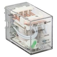 Реле промежуточное RPA 22/4 5A 220В DC EKF AVERES | код rpa-22-4-220DC | EKF