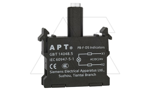 Блок индикатора, синий, LED, 220VAC/DC, монтаж на адаптер, для PB1 и PB3 серий | код PB-F-DS/B28 | АРТ Блок индикатора, синий, LED, 220VAC/DC, монтаж на адаптер, для PB1 и PB3 серий | код PB-F-DS/B28 | АРТ