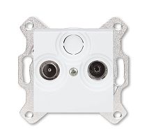 Розетка TV-R Levit оконечная белый | код 5011H-A03503 03W | ABB