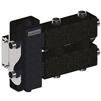 Коллектор с гидрострелкой BM-60-3DU.EPP на 3 контура G1' с термоизоляцией до 60 кВт, ст. 09Г2С | код BM 6001T 20 | Gidruss