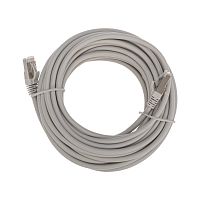 Патч-корд S/FTP, CAT 6A (10G), RJ45-RJ45, 28AWG, LSZH, серый, 7м REXANT | код 02-0390-7 | REXANT