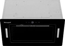 Вытяжка встраиваемая Weissgauff Aura 1200 Remote черный управление: сенсорное (1 мотор) | код 1390465 | WEISSGAUFF