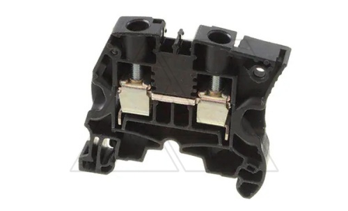 Клемма ZS10-BK/8 винтовой зажим, 57А, 1000В, черный | код 1SNK508066R0000 | Entrelec