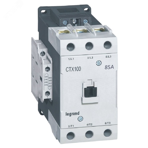 Контактор CTX3 100 3P 85A (AC-3) 2но2нз ~24В | код 416200 | Legrand