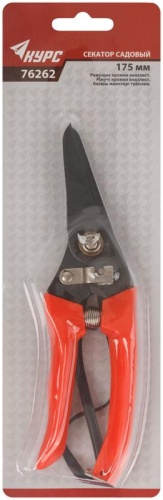 Секатор садовый, режущие кромки внахлест, пластиковые ручки 175 мм | код 76262 | FIT фото 3 Секатор садовый, режущие кромки внахлест, пластиковые ручки 175 мм | код 76262 | FIT фото 3