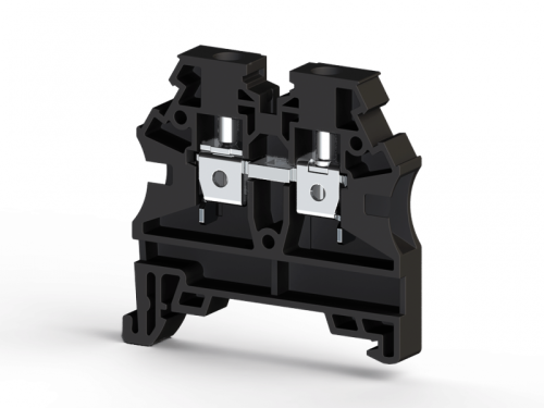 304 215, Клеммник на DIN-рейку 4мм.кв. (черный), AVK4 RD (RP) | код 0.0.0.3.04215RP | KLEMSAN