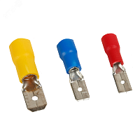 Разъем плоский РпИп OptiKit S-Pp-PVC-1,25-5-0,8(100шт) | код 278088 | КЭАЗ