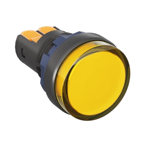 Сигнальный индикатор со встроенным диодом 220В, желтый | код M22L-F220YPP | DKC