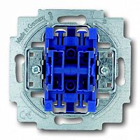 Механизм выключателя 2-клавишного коллекции BJE, с подсветкой, скрытый монтаж | код. 1012-0-1135 | ABB