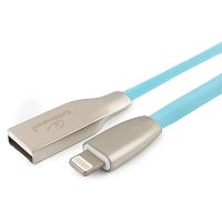 Кабель Cablexpert для Apple CC-G-APUSB01Bl-1M, AM/Lightning, серия Gold, длина 1м, синий, блистер | код CC-G-APUSB01Bl-1M | Cablexpert
