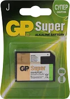 Алкалиновая батарейка GP Super Alkaline 4LR61 - 1 шт. на блистере 1412AP-2CR1 | код 4891199003790 | GP Batteries