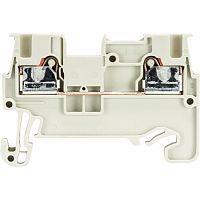 Проходная клемма, тип фиксации провода: push-in, номинальное сечение: 1,5 мм кв., 17,5A, 500V, ширина: 3,5 мм, цвет: серый, тип монтажа: DIN 35 | код 56.202.0055.0 | Wieland