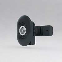 Комплект замка щита EC черного цвета с лого, вставкой под ключ 3мм с двойной бородкой ECWE002, пластиковый язычок | код ECWE0004 | ETA