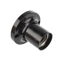 Патрон карболитовый потолочный Е27 черный c этикеткой REXANT | код 11-8818 | REXANT