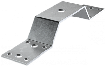 Скоба соед. для пров. кругл. 8 мм алюминий IEK | код ZPR10D-SS-30-008 | IEK