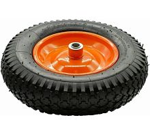 Колесо пневматическое КТ-380-20 (380 мм, d 20 мм, для тачки 110-2), , Шт | код 73/7/4/10 | ВИХРЬ