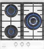 Газовая варочная поверхность Weissgauff HGG 451 WFV белый | код 2045703 | WEISSGAUFF