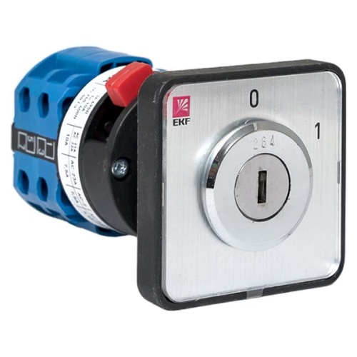 Переключатель кулачковый ПК-1-113 10А 3P «0-1» с ключом PROxima | код pk-1-113-10 | EKF фото 2