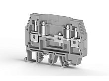 Клеммник измерительный с 2-мя тест.разъемами 6кв.мм сер. WGO1 Klemsan 370592