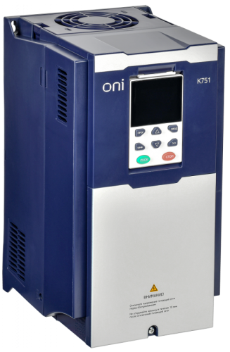 Преобразователь частоты K751 380В 3Ф 15-18кВт 32-37А ONI Запросите проектную скидку | код K751-33-1518TM | ONI