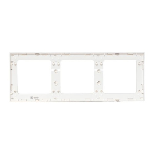 Стокгольм Рамка 3-местная белая PROxima | код EZM-G-302-20 | EKF фото 5