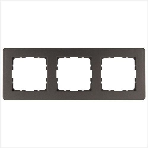 Рамка G-Flex 3-постовая, цвет Мокко | код G1103Z | Jasmart