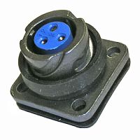 Разъём быстроразъёмный SZC FQ14-3pin ZK, 3-х контактный | код 107075 | SZC