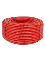 Труба гофрированная ПНД d 16 с зондом (100 м) легкая красная TDM | код SQ0413-0031 | TDM