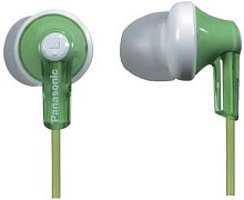 Наушники внутриканальные Panasonic RP-HJE118GU 1.1м белый/зеленый проводные в ушной раковине (RP-HJE118GUG) | код 1995695 | PANASONIC