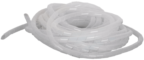 Лента NIKOMAX спиральная для организации и защиты кабельных пучков, диаметр 6мм, толщина 1мм, для пучка до 50мм, белая, 10м | код NMC-SWB06-010-WT | NIKOMAX