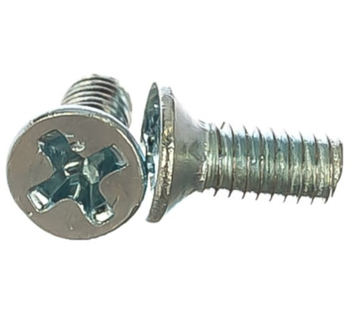 Винт DIN965 М4х8 потайная голова класс прочности 4.8 покрытие цинк | код DIN965-М4х8 | Крепдил