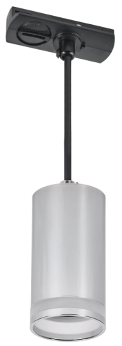 Светильник 4117 декор. трековый подвесной GU10 хром IEK | код LT-UCB0-4117-GU10-1-K23 | IEK