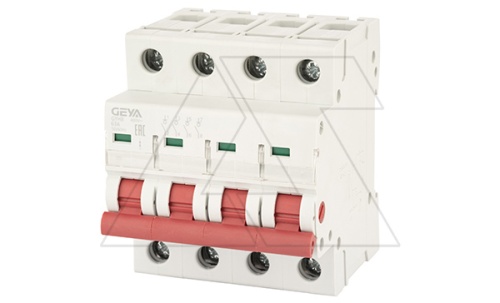 Выключатель нагрузки GYH8-4P-63, 4P, 63A, 12kA, 4M | код GYH84P63 | GEYA