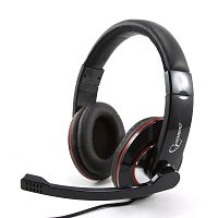 Гарнитура стерео Gembird MHS-780B , черный, регулятор громкости | код MHS-780B | Gembird